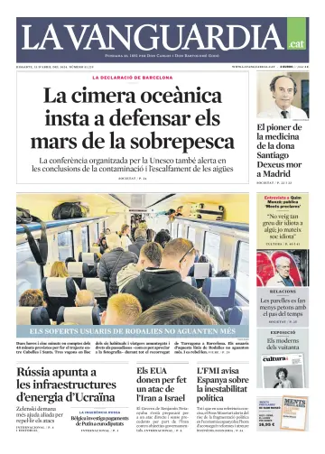 La Vanguardia (Català) - 13 4月 2024