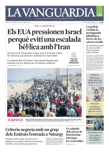 La Vanguardia (Català) - 15 四月 2024