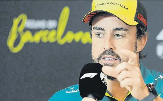 ALONSO: “LA FÓRMULA 1 NO POT PERDRE MONTMELÓ”
