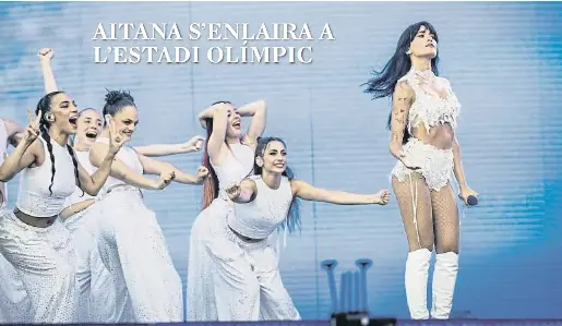 AITANA S'ENLAIRA A L'ESTADI OLÍMPIC