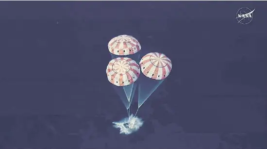 LA MISSIÓ ARTEMIS 2 TORNA A LA TERRA