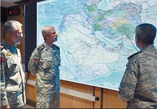 IRÁN ATACA UNA BASE DE EE UU EN CATAR