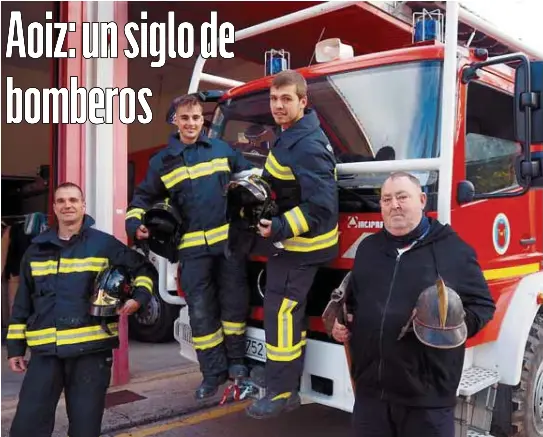 AOIZ: UN SIGLO DE BOMBEROS