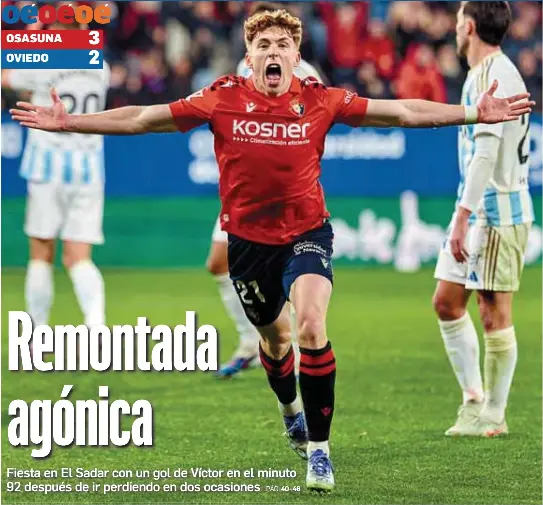 REMONTADA AGÓNICA