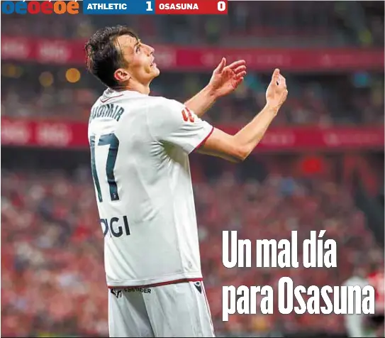 UN MAL DÍA PARA OSASUNA