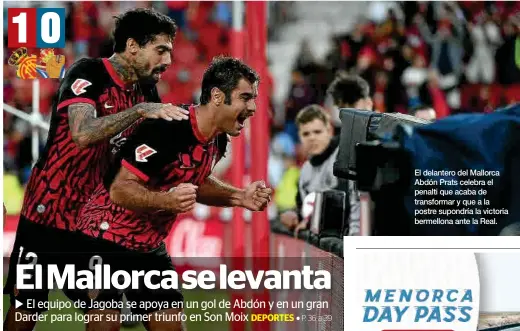 EL MALLORCA SE LEVANTA