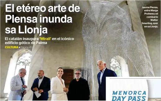 EL ETÉREO ARTE DE PLENSA INUNDA SA LLONJA