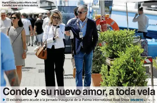 CONDE Y SU NUEVO AMOR, A TODA VELA