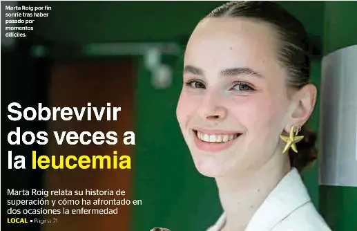 SOBREVIVIR DOS VECES A LA LEUCEMIA