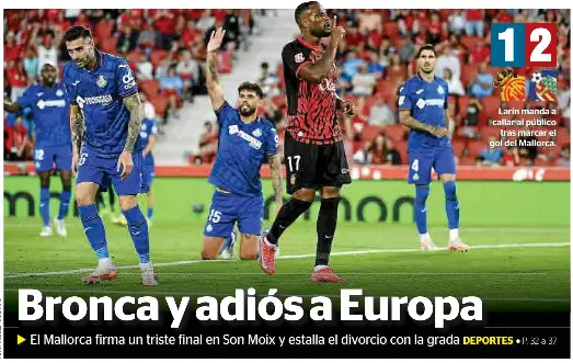 BRONCA Y ADIÓS A EUROPA
