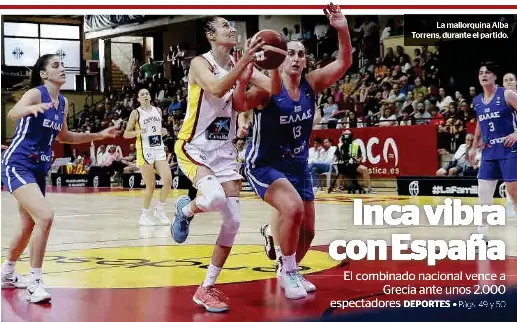 INCA VIBRA CON ESPAÑA
