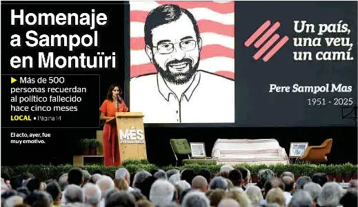 HOMENAJE A SAMPOL EN MONTUÏRI