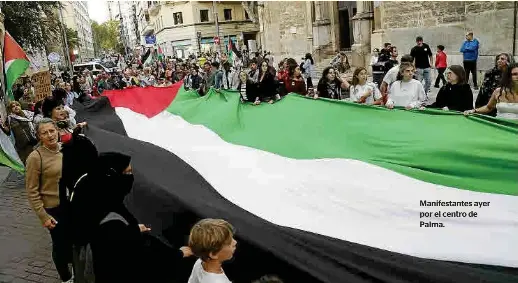 LAS CALLES APOYAN A PALESTINA