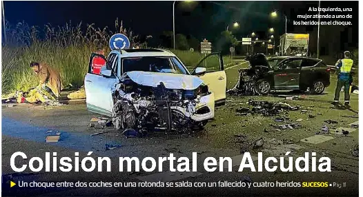 COLISIÓN MORTAL EN ALCÚDIA