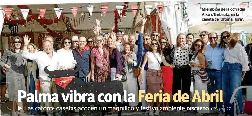 PALMA VIBRA CON LA FERIA DE ABRIL
