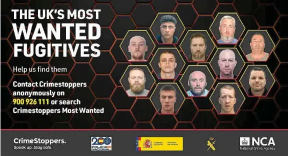 WANTED IN SPAIN