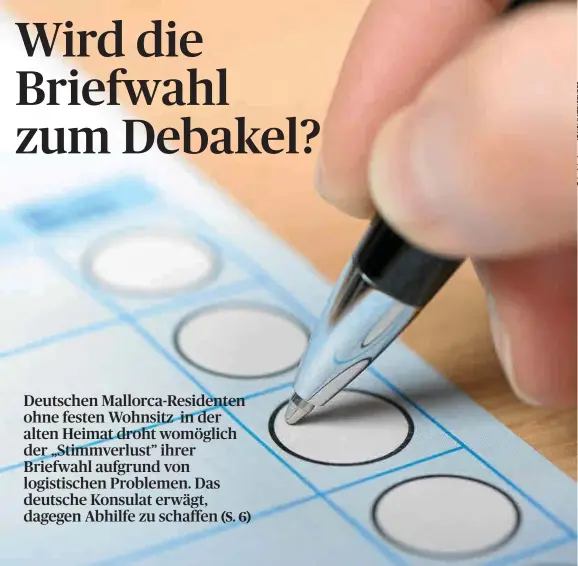 WIRD DIE BRIEFWAHL ZUM DEBAKEL?