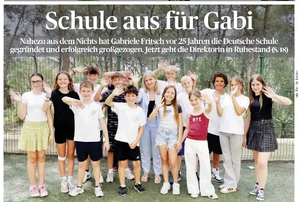 SCHULE AUS FÜR GABI
