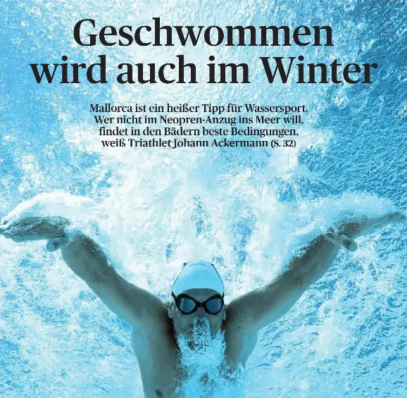 GESCHWOMMEN WIRD AUCH IM WINTER