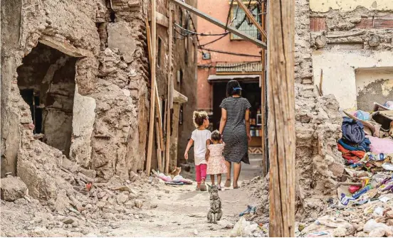 UN AÑO DESPUÉS DEL BRUTAL TERREMOTO, MARRAKESH AÚN ESPERA LA RECONSTRUCCIÓN