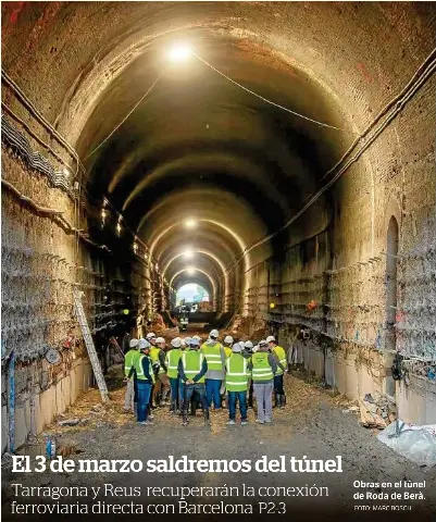 EL 3 DE MARZO SALDREMOS DEL TÚNEL