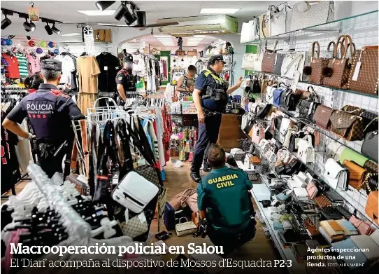 MACROOPERACIÓN POLICIAL EN SALOU