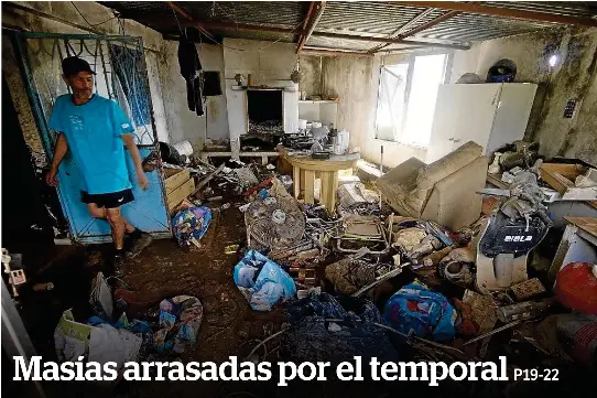 MASÍAS ARRASADAS POR EL TEMPORAL
