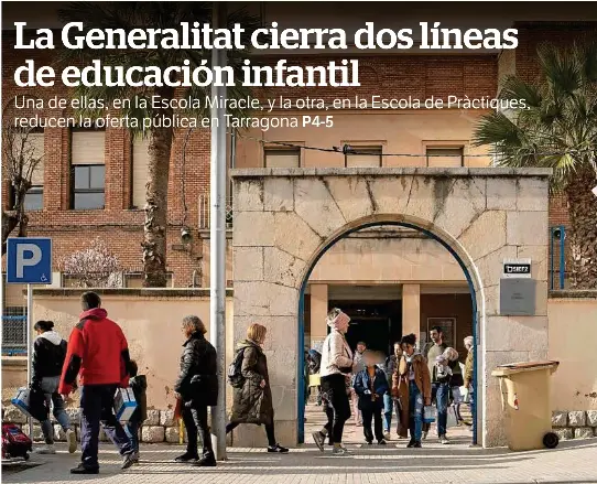 LA GENERALITAT CIERRA DOS LÍNEAS DE EDUCACIÓN INFANTIL
