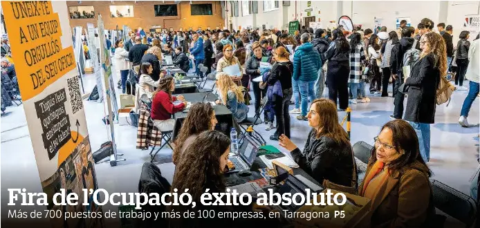 FIRA DE L’OCUPACIÓ, ÉXITO ABSOLUTO