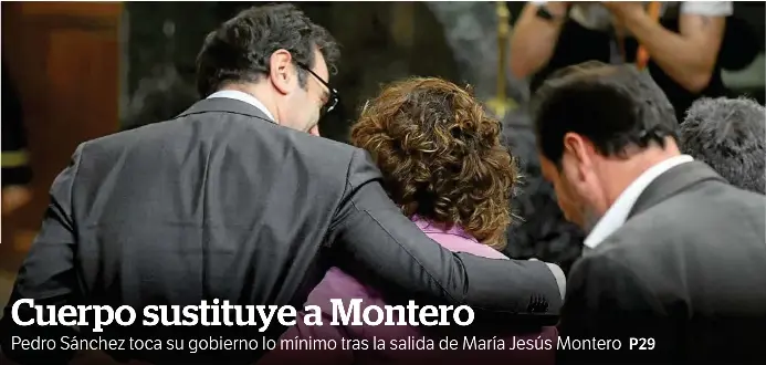 CUERPO SUSTITUYE A MONTERO