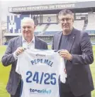 PEPE MEL QUIERE UN CD TENERIFE “QUE DEFIENDA HACIA ADELANTE”