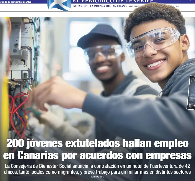 FINALIZAN EL TENDIDO DEL CABLE SUBMARINO CON LA GOMERA