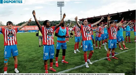 EL LUGO AVISTA LA PERMANENCIA
