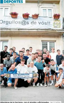 ORGULLO SARRIANO POR TODO UN HITO