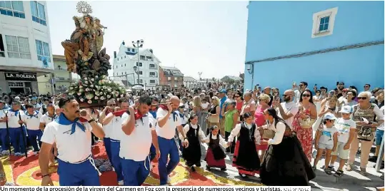 DEVOCIÓN A LA PATRONA DE LOS MARINEROS EN FOZ