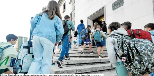 ARRANCA EL CURSO PARA 32.000 ALUMNOS EN LUGO