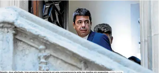 CARLOS MAZÓN RENUNCIA: 