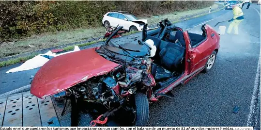 SINIESTRO MORTAL EN LAS INMEDIACIONES DE LUGO