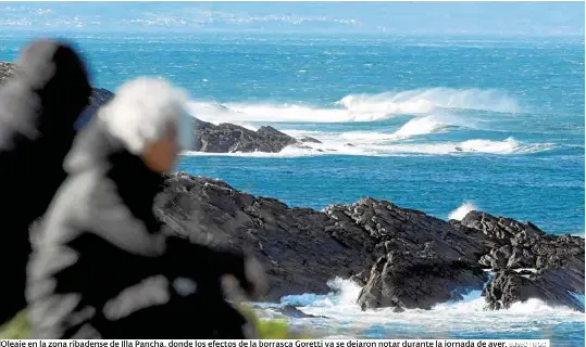 LA COSTA LUCENSE CONTINÚA EN ALERTA NARANJA