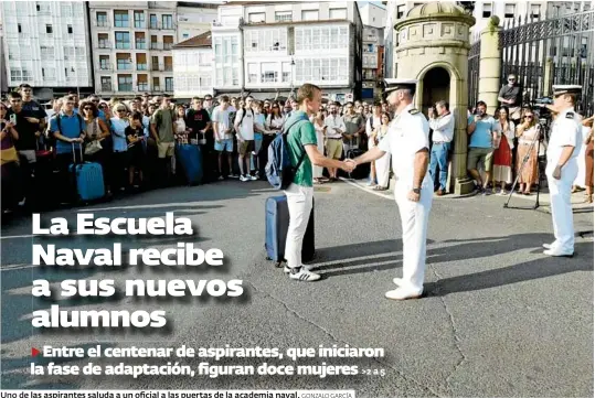 LA ESCUELA NAVAL RECIBE A SUS NUEVOS ALUMNOS