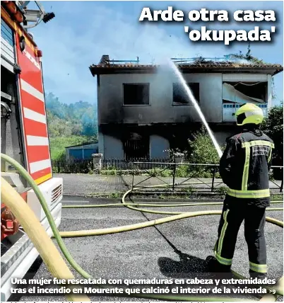 ARDE OTRA CASA 'OKUPADA'