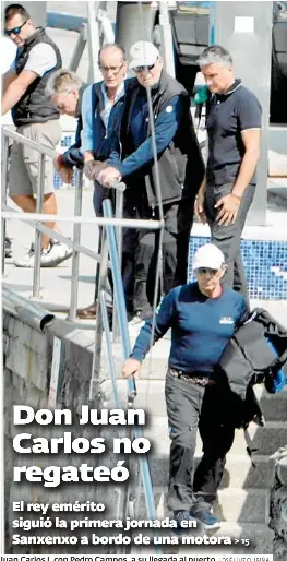 DON JUAN CARLOS NO REGATEÓ