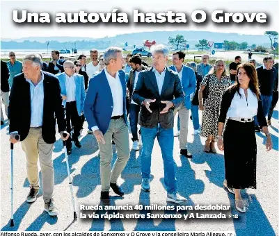 UNA AUTOVÍA HASTA O GROVE