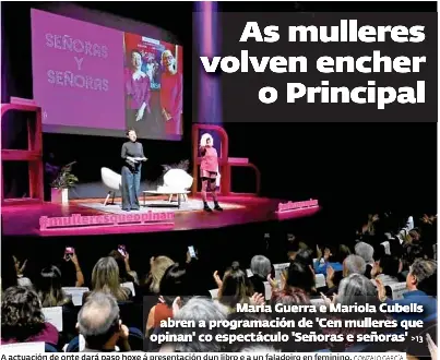 AS MULLERES VOLVEN ENCHER O PRINCIPAL