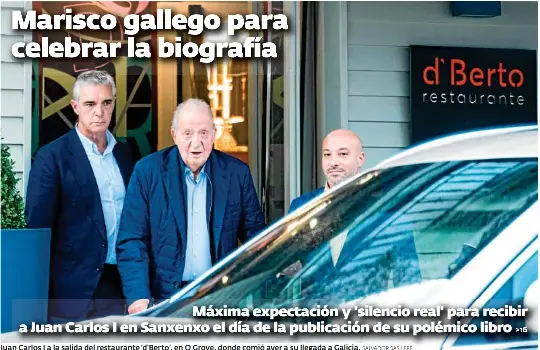 MARISCO GALLEGO PARA CELEBRAR LA BIOGRAFÍA