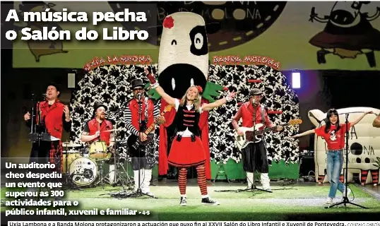 A MÚSICA PECHA O SALÓN DO LIBRO