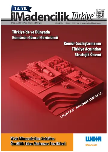 Madencilik Türkiye Dergisi - 01 set. 2021