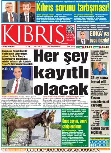 Kıbrıs Gazetesi - 2 Apr 2024