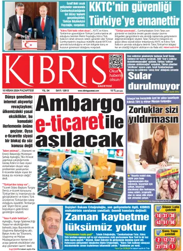Kıbrıs Gazetesi - 15 Nis 2024