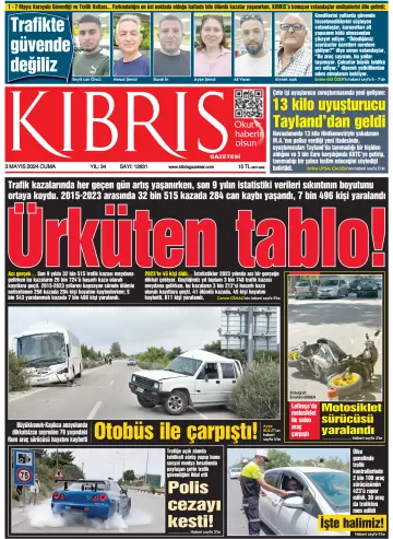 Kıbrıs Gazetesi - 3 Ma 2024